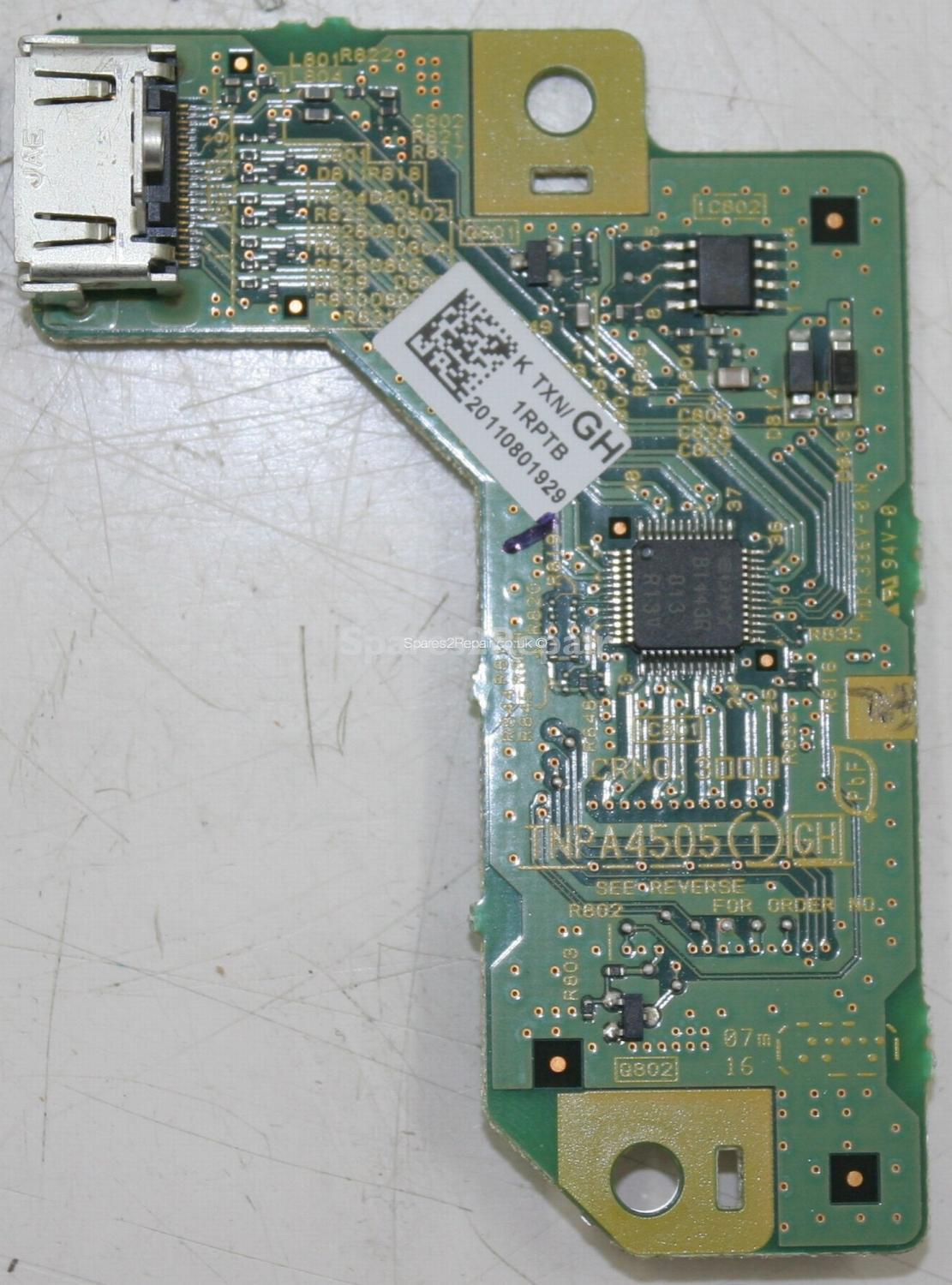 Panasonic TH-42PZ82BA - Board - TNPA4505 - TXNGH1RPTB