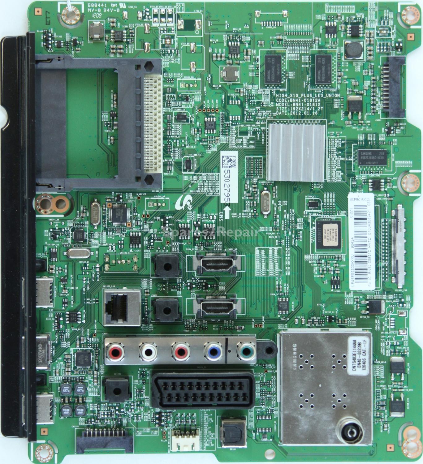 Samsung UE46ES5500 - Main AV - BN94-05851C - BN41-01812A - HIGH_X10_PLUS_LED_UNION