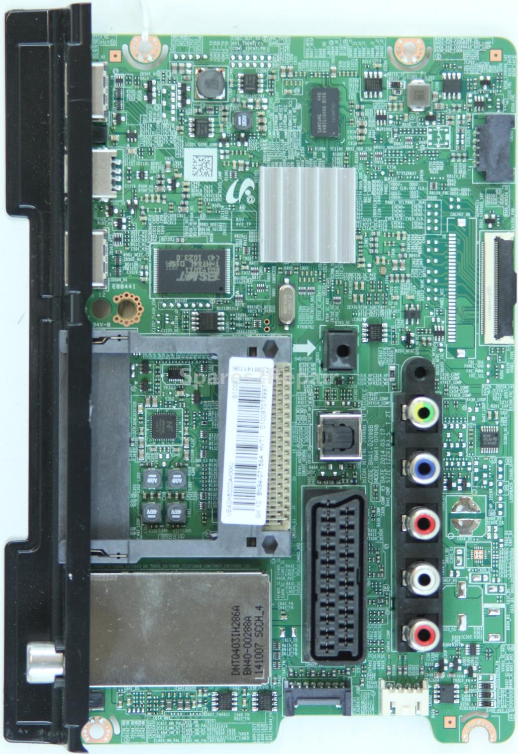 Samsung UE40H5000AK - Main AV - BN94-07156A - BN41-02098B - HIGH_NT14L_2098B_EU_MIDDLE