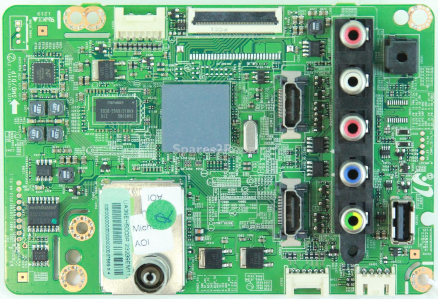 Samsung UA39EH5003R - Main AV - BN94-23239E - BN41-01876A