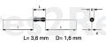 0,4w-metal Film Resistor - 240k-0,4w Metallschichtwiderstand. 0204