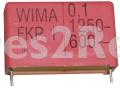 Wima Fkp1 Pulse Capacitor - 0,1uf-1250v Fkp1-impulskonensator Rm=37,5mm